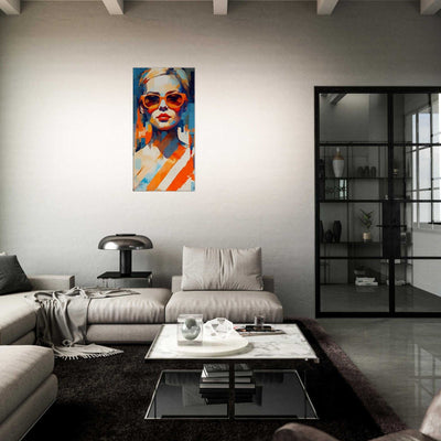 A timeless beauty vertical canvas wall art print Luisa-Viktoria