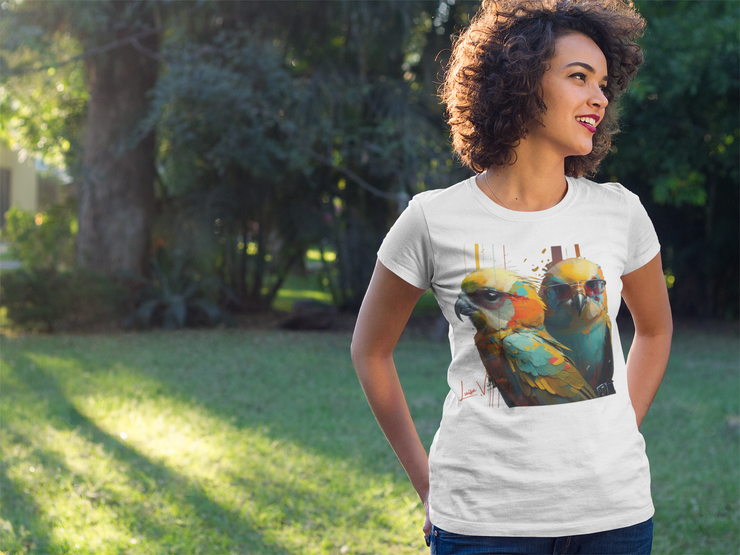 Design T-Shirt. Budgies. Luisa Viktoria