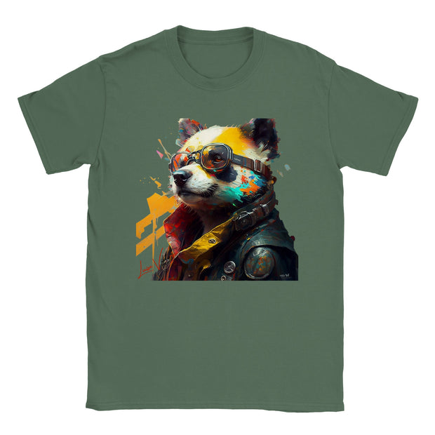 Unisex Trend Art Design T-Shirt. Panda. Luisa Viktoria