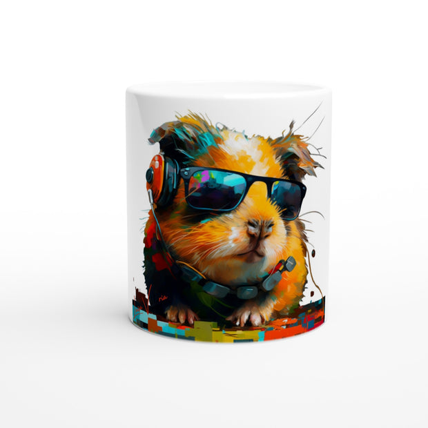 Ceramic Mug 11oz, Guinea pig, Design gift, by Luisa Viktoria