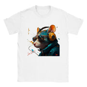 Unisex Trend Art Design T-Shirt. Rat with glasses. Luisa Viktoria