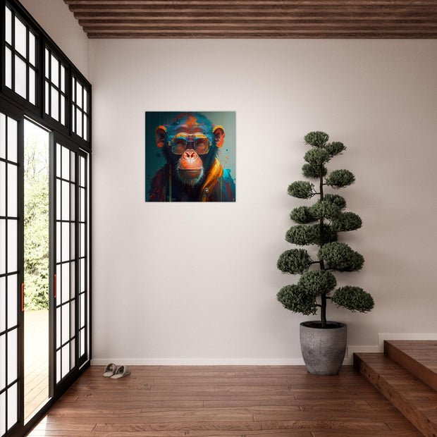 Chimpanzee, animal art, design gift, by Luisa Viktoria