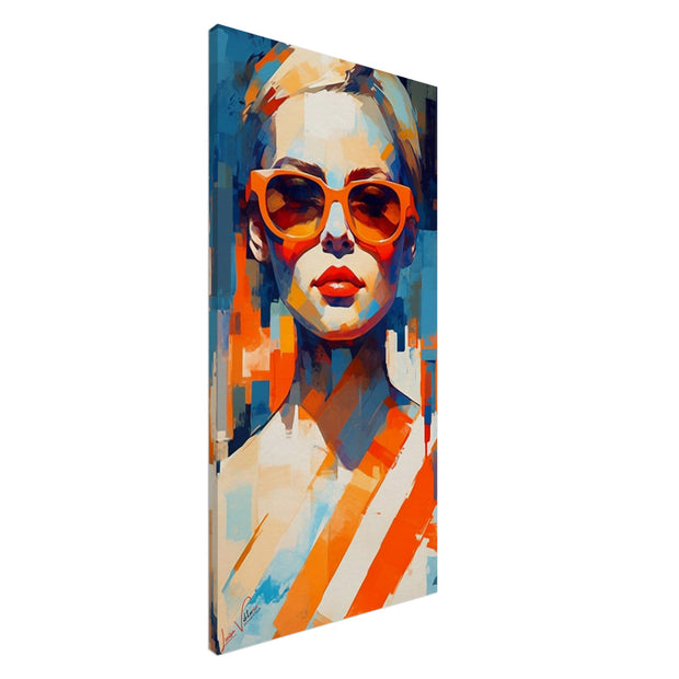 Luxury trendy canvas, a timeless beauty. colorful wall art, canvas gift, Luisa Viktoria.