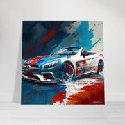 Car Mercedes SL 500 luxury wall art decor is a unique gift