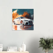 Car Audi TT luxury wall art decor is a unique gift