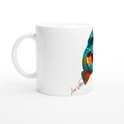 Ceramic Mug 11oz, Fish Trout, Design gift, by Luisa Viktoria