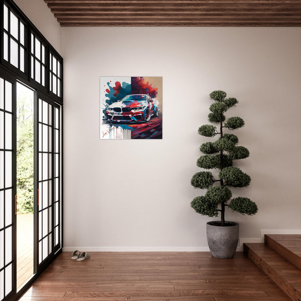 Car BMW 330 luxury wall art decor is a unique gift