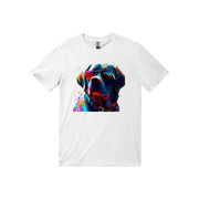 Unisex Trend Art Design T-Shirt. Labrador retrievers. Luisa Viktoria