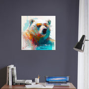 Polar bear, animal art, design gift, by Luisa Viktoria