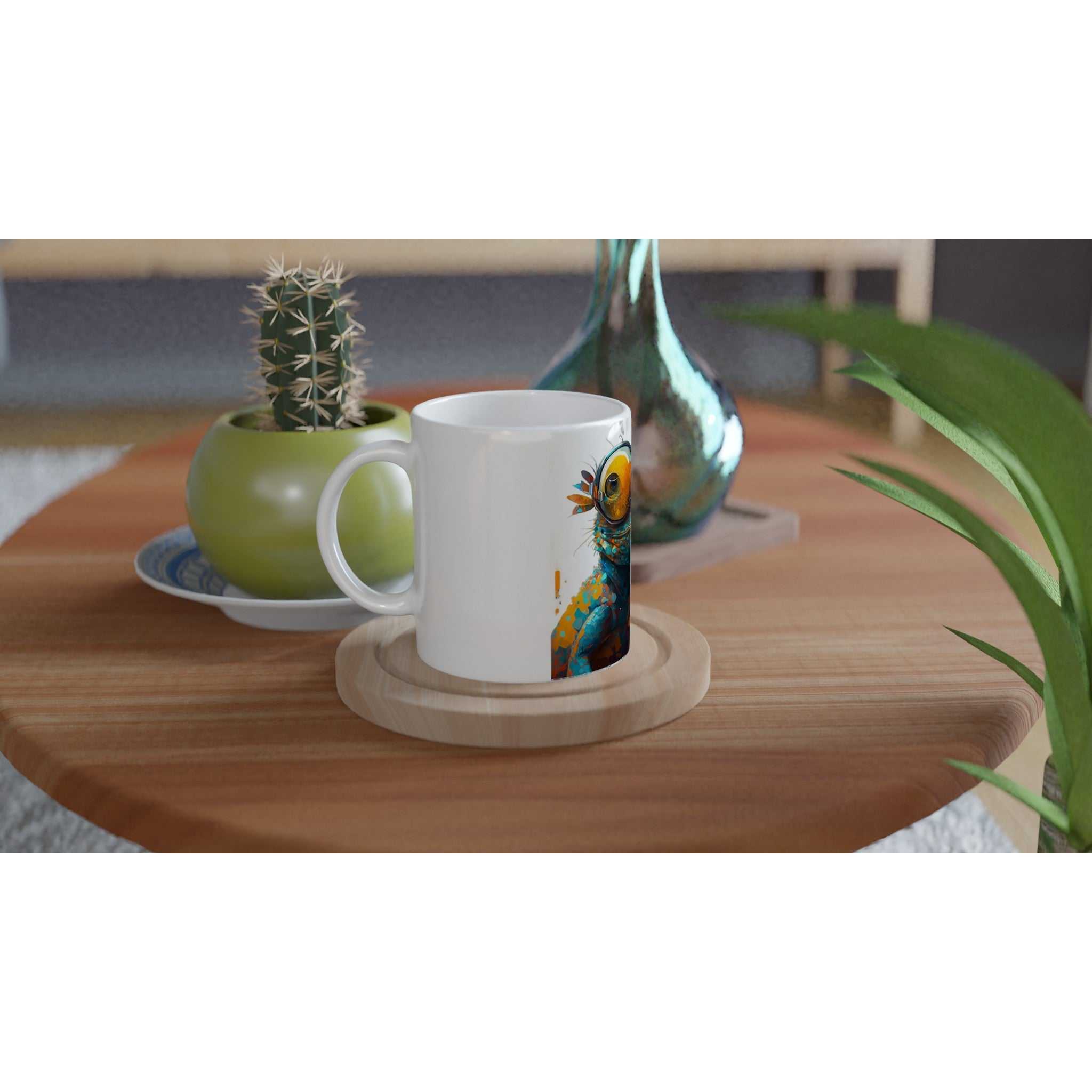 Geckos with glasses, Design gift, by Luisa Viktoria