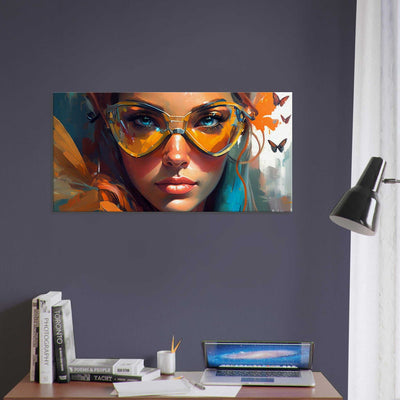 Design Canvas. Honey Yellow, Light Gray. by Luisa Viktoria.