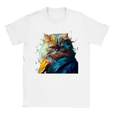 Unisex Trend Art Design T-Shirt. Persian cat. Luisa Viktoria