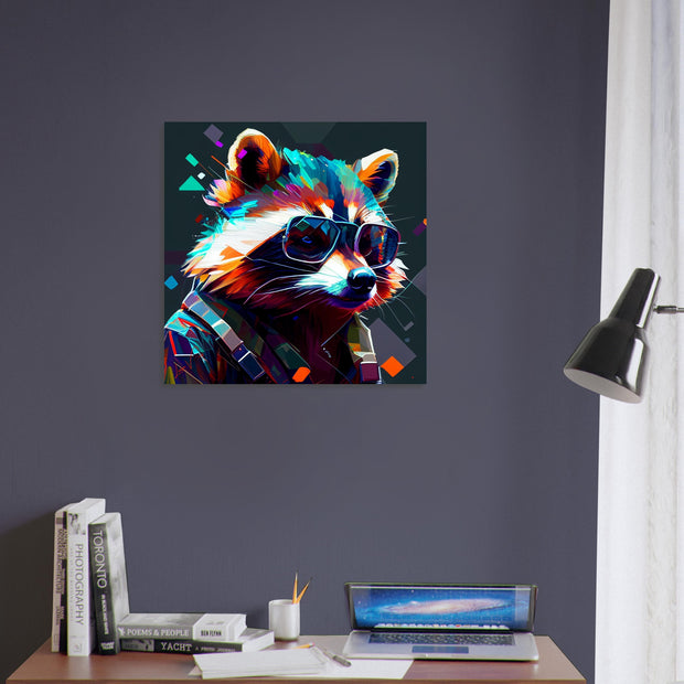 Raccoon, animal art, design gift, by Luisa Viktoria