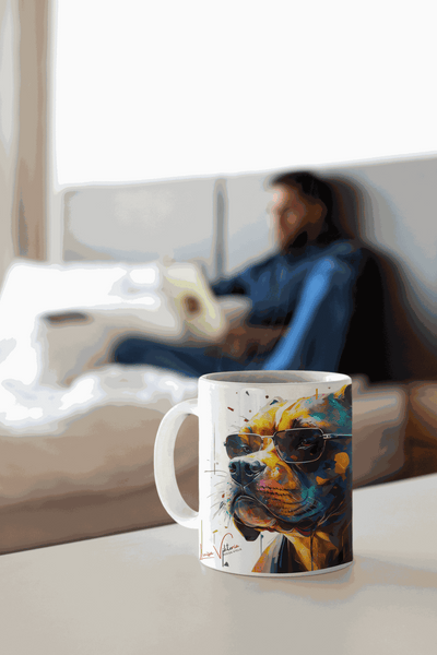 Pit Bull ceramic coffee mug