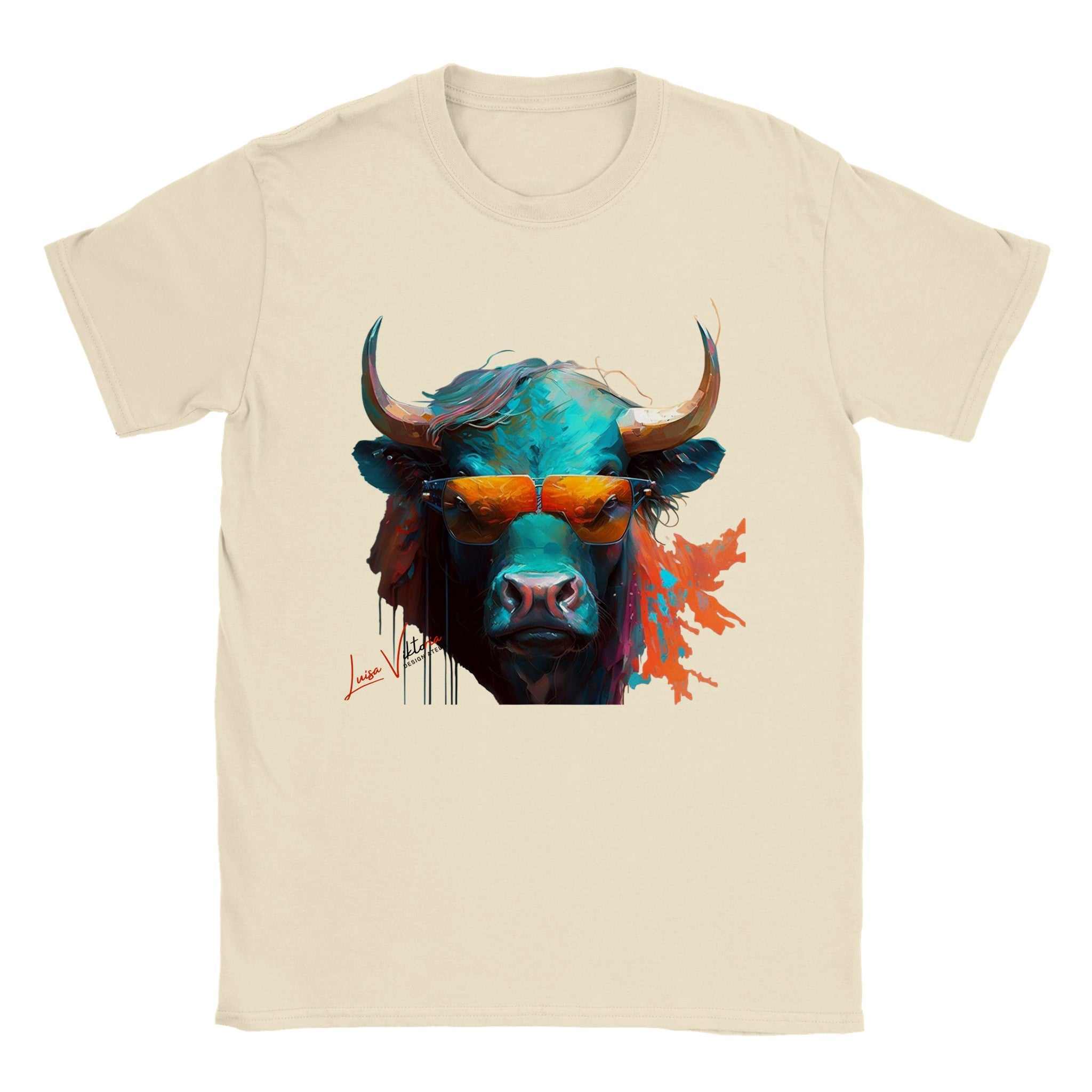 Trend Art Design T-Shirt. Bull. Luisa Viktoria