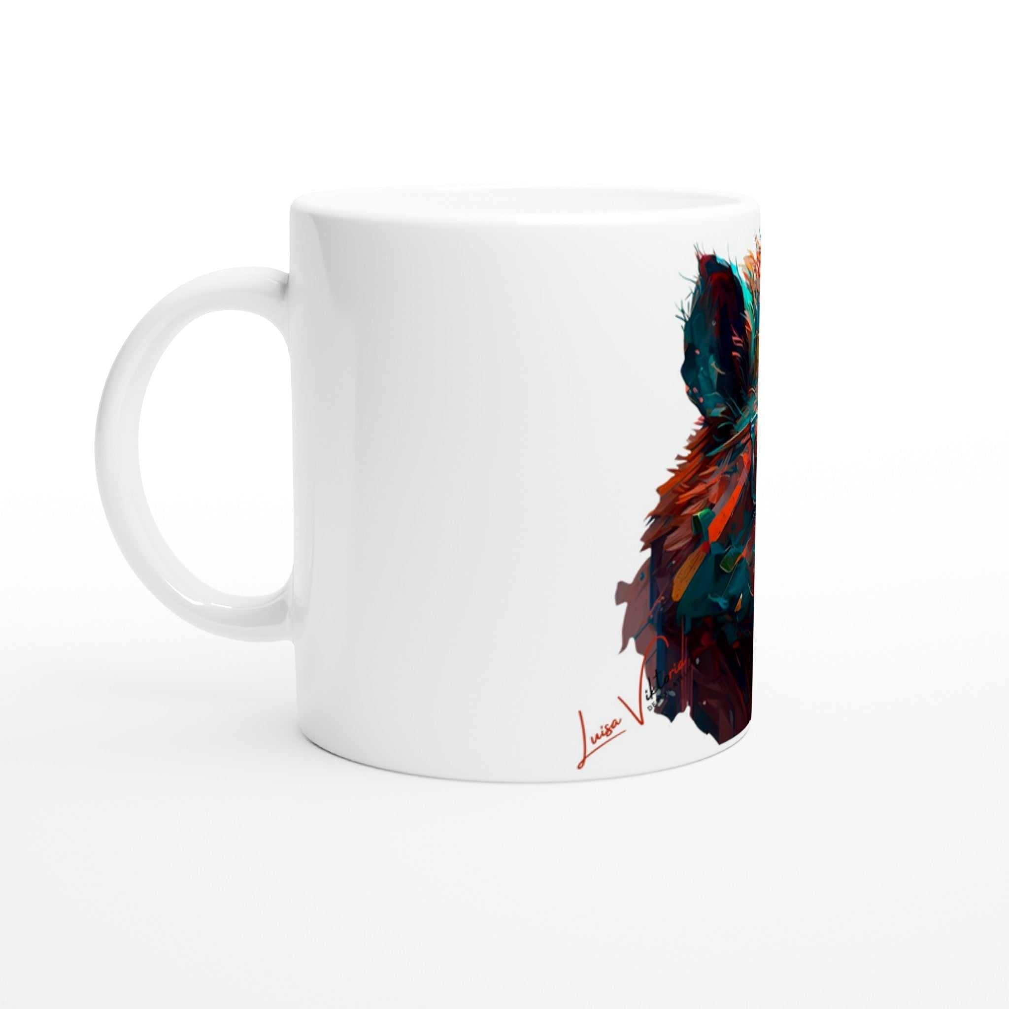 Wild Boar ceramic coffee mug and tea cup best gift | Luisa-Viktoria