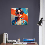 freedom lady, modern art, design gift, by Luisa Viktoria