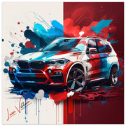 Car BMW X5 luxury wall art decor is a unique gift Luisa-Viktoria