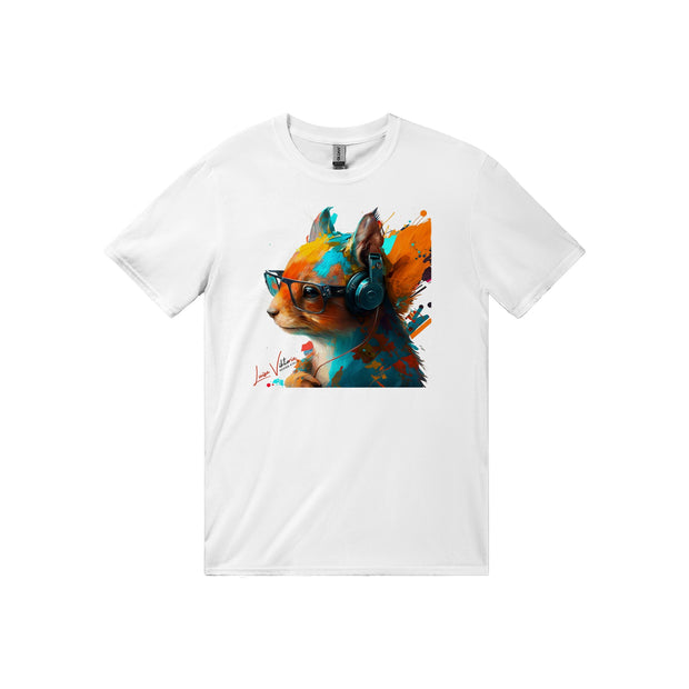 Unisex Trend Art Design T-Shirt. Squirrel. Luisa Viktoria