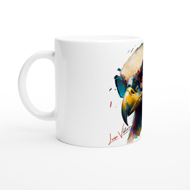 Eagle with glasses, Design gift, by Luisa Viktoria