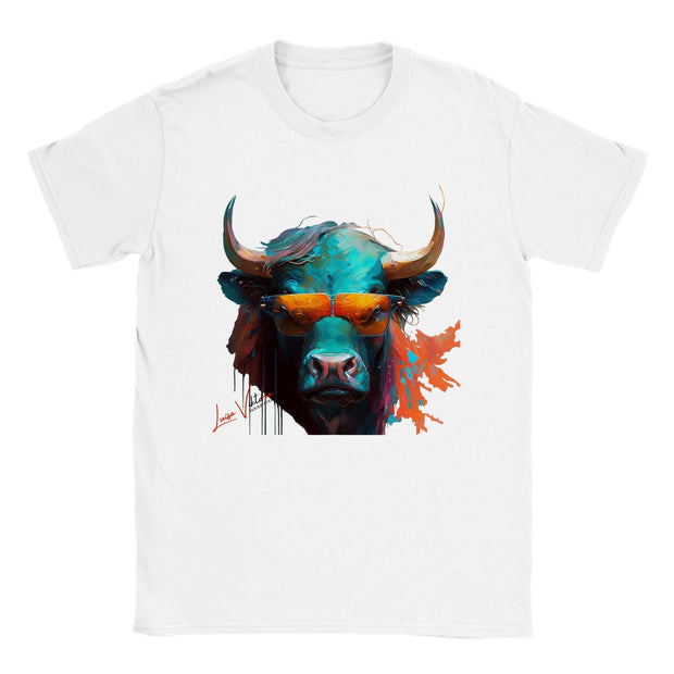 Unisex Trend Art Design T-Shirt. Bull. Luisa Viktoria