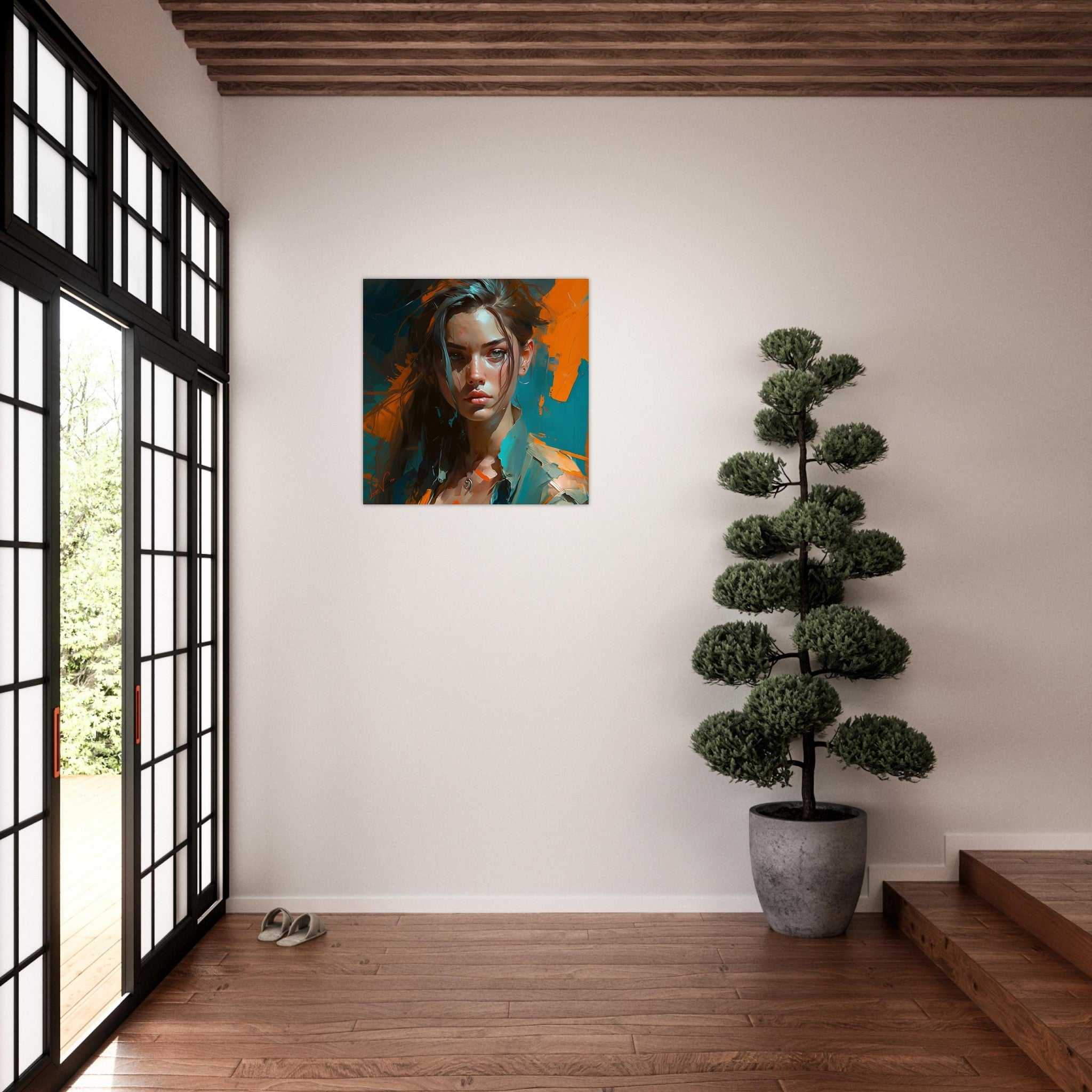 Beautiful Lady luxury wall art decor unique gift
