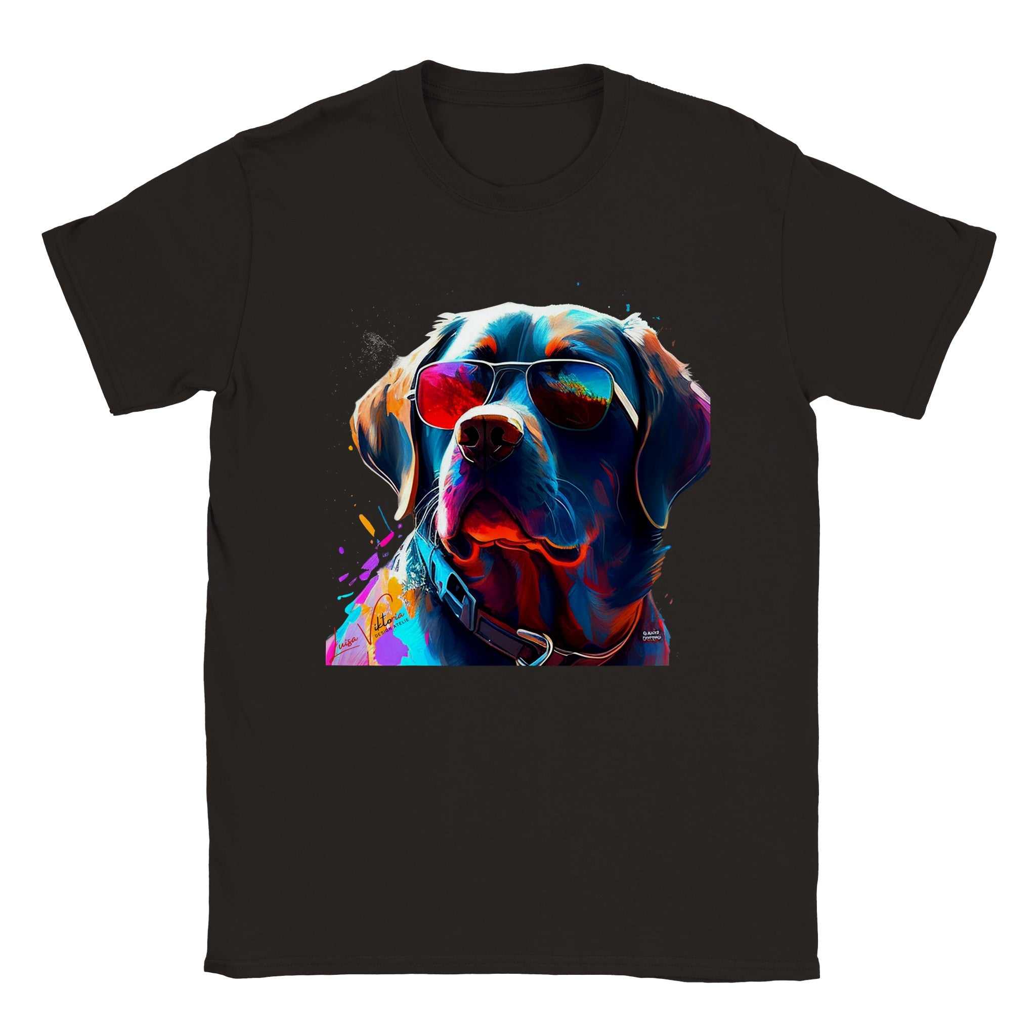 Unisex Trend Art Design T-Shirt. Labrador retrievers. Luisa Viktoria