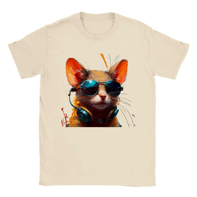 Unisex trend art design t-shirt. Fancy mice. Luisa Viktoria