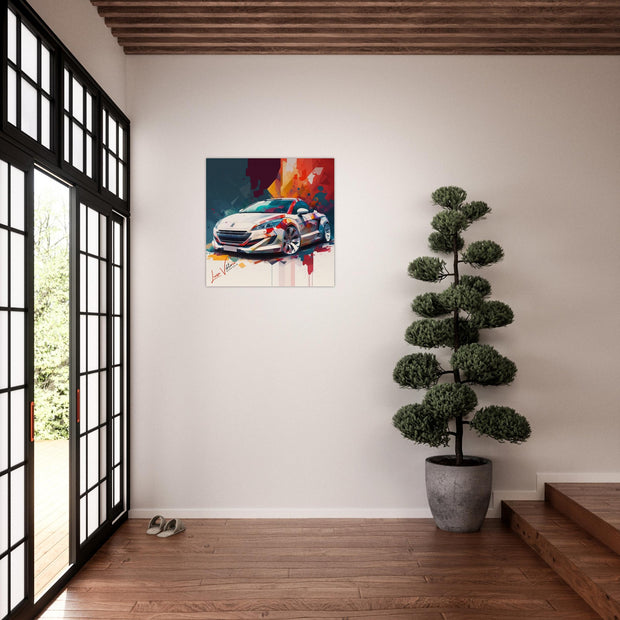 Car Peugeot RCZ luxury wall art decor is a unique gift