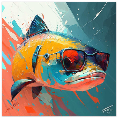 Salmon Fish luxury wall art decor unique gift Luisa-Viktoria