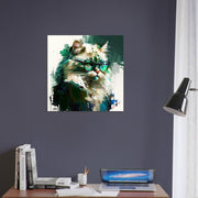 Cat Ragdoll, animal art, design gift, by Luisa Viktoria