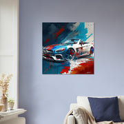 Car Mercedes SL 500 luxury wall art decor is a unique gift