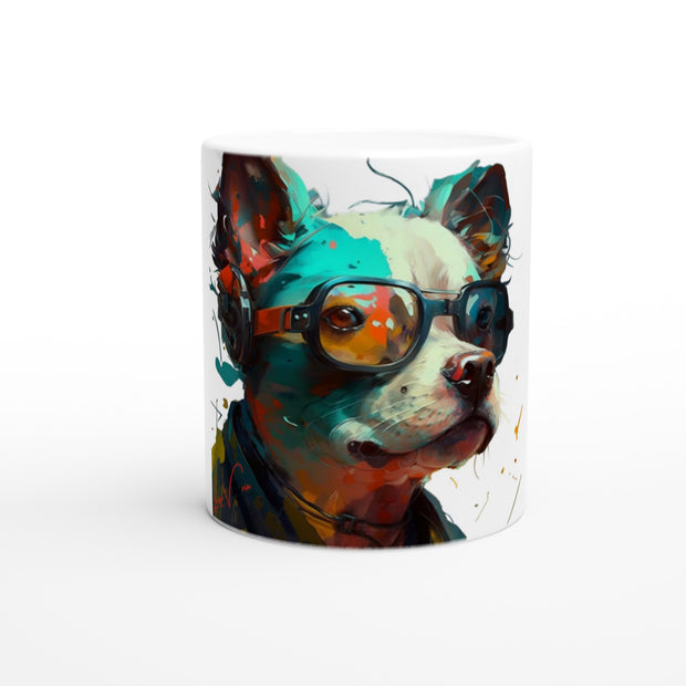 Ceramic Mug 11oz, Pembroke Welsh Corgi, Design gift, by Luisa Viktoria