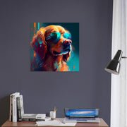 Golden Retriever, animal art, design gift, by Luisa Viktoria