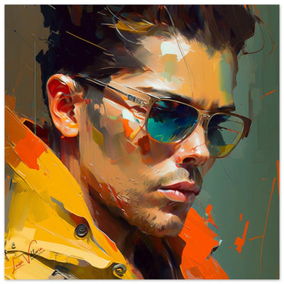 Fashionable Man luxury wall art decor unique gift Luisa-Viktoria