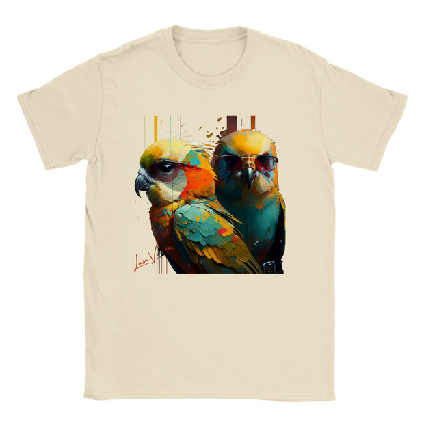 Trend Art Design T-Shirt. Budgies. Luisa Viktoria