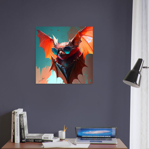 Bat, animal art, design gift, by Luisa Viktoria