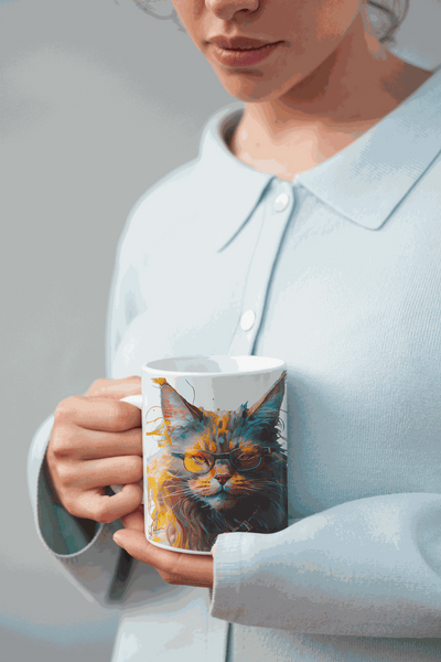 Maine Coon ceramic coffee mug