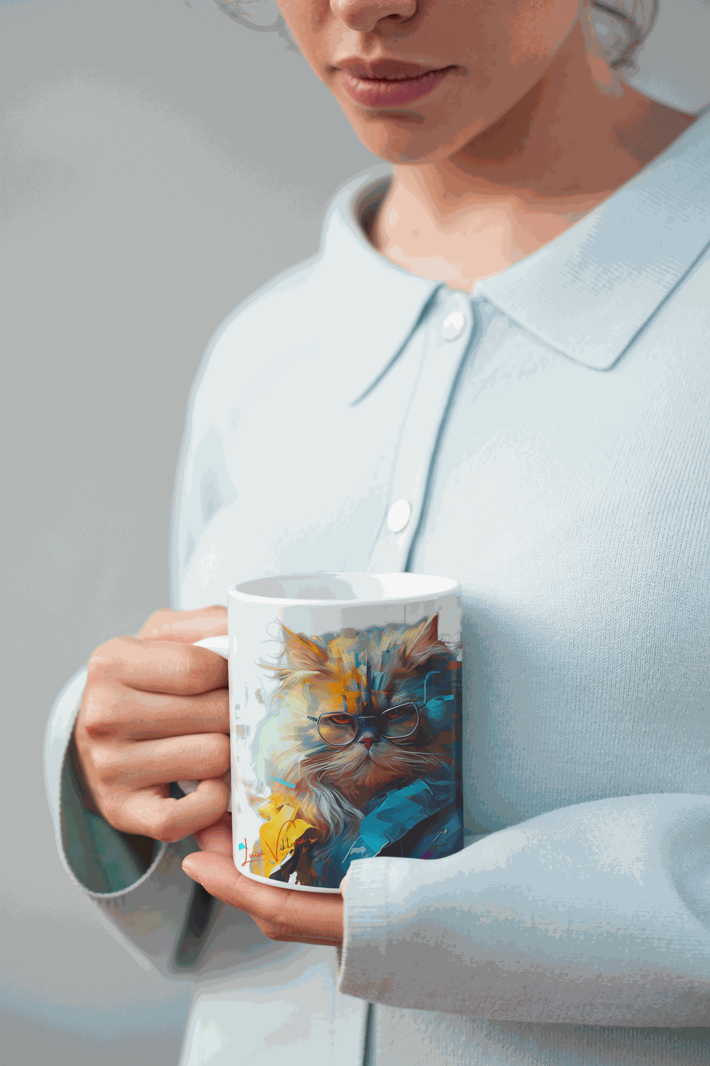 Persian cat, Design gift, by Luisa Viktoria