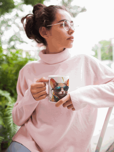 Fancy Mice ceramic coffee mug