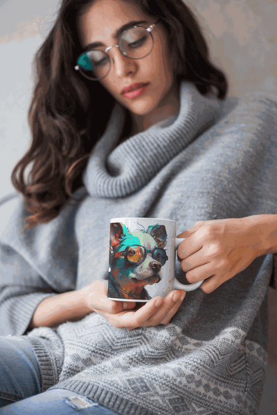 pembroke welsh corgi ceramic coffee mug