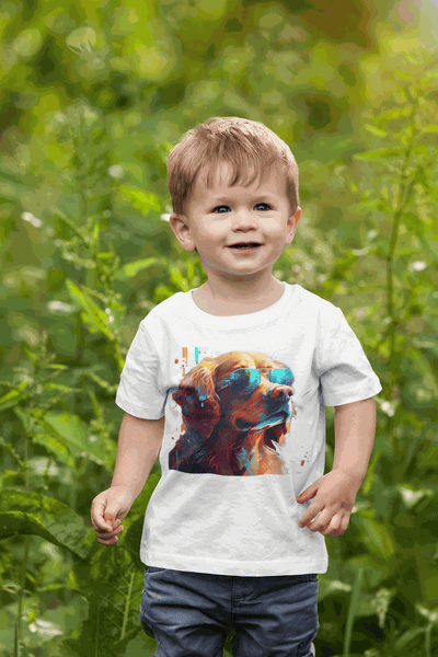 Golden Retriever Lifestyle Kids Animal T-Shirt