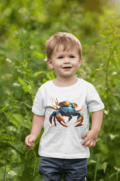 Crab Lifestyle Kids Animal T-Shirt