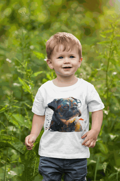 Pug Mops Lifestyle Kids Animal T-Shirt