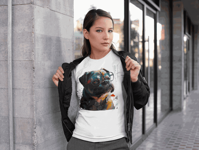 Design T-Shirt. Pug. Luisa Viktoria