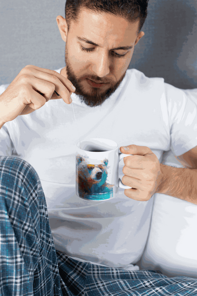Polar Bear ceramic coffee mug