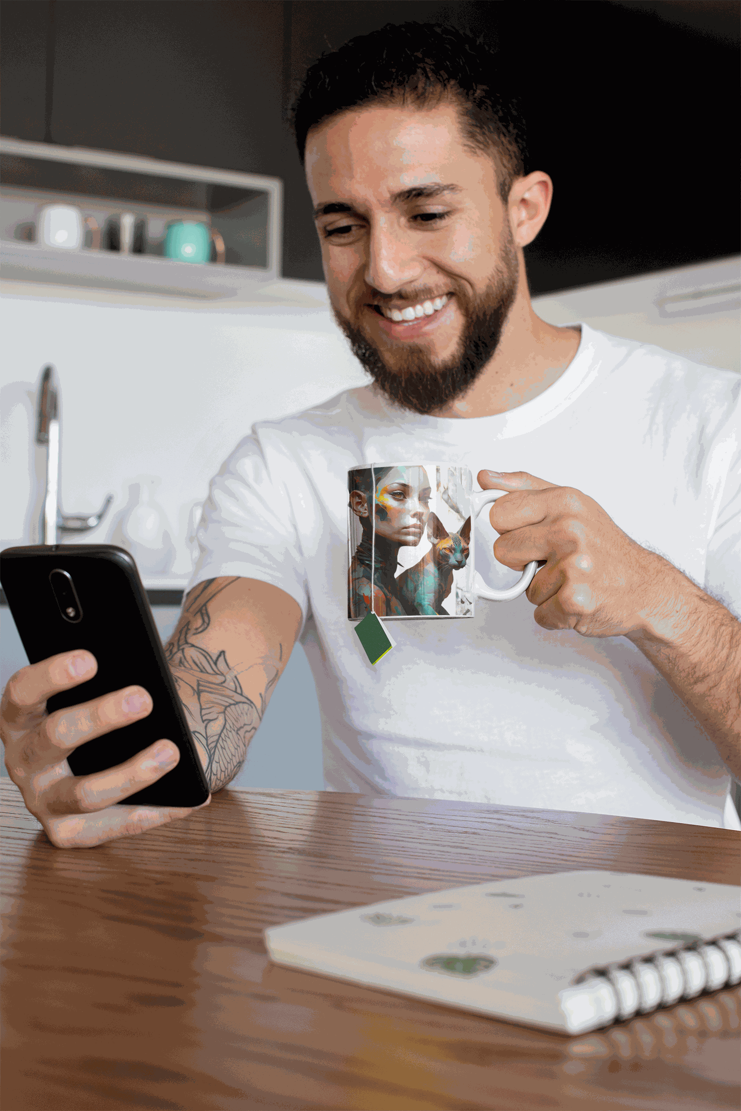 Sphynx Cat ceramic coffee mug