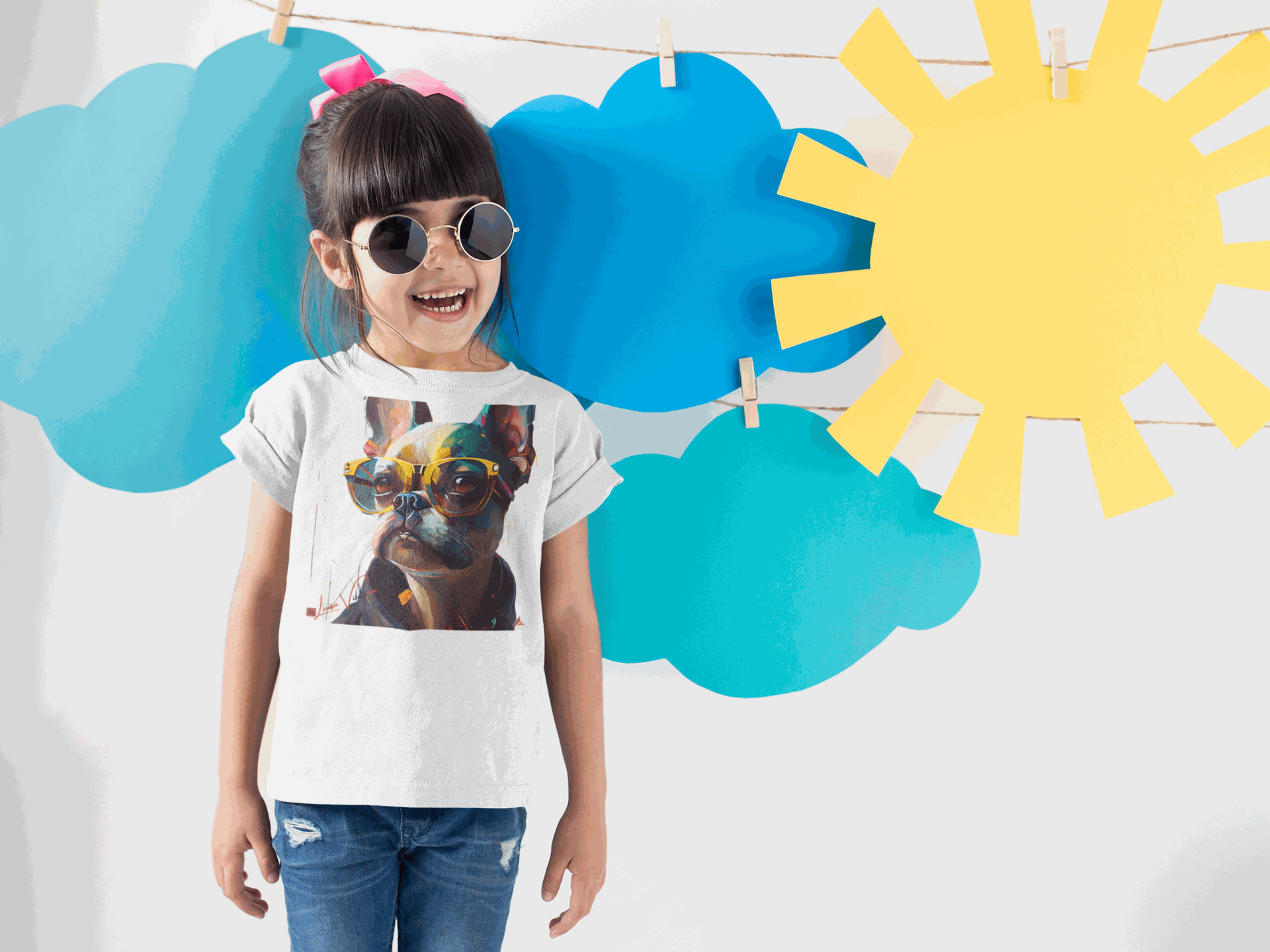 French bulldog Lifestyle Kids Animal T-Shirt