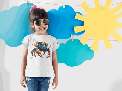 Crab Lifestyle Kids Animal T-Shirt