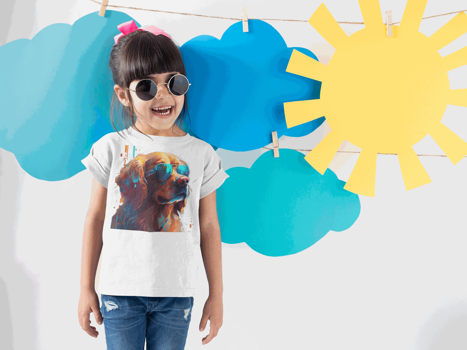 Golden Retriever Lifestyle Kids Animal T-Shirt